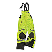 ergodyne GloWear 8928 Class E Hi-Vis Insulated Bibs, 5X-Large, Lime (EGO25529)