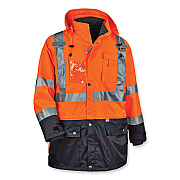 ergodyne GloWear 8388 Class 3/2 Hi-Vis Thermal Jacket Kit, 2X-Large, Orange (EGO25556)