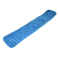 Microfiber Scrubbing Wet Mop 24" Blue, Bag Of 12 (LWBS24)