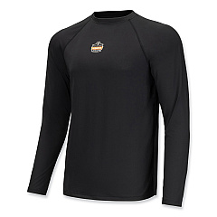ergodyne N-Ferno 6436 Long Sleeve Lightweight Base Layer Shirt, Medium, Black (EGO40233)