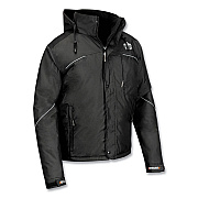 ergodyne N-Ferno 6467 Winter Work Jacket with 300D Polyester Shell, 2X-Large, Black (EGO41126)