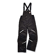 ergodyne N-Ferno 6471 Thermal Bibs with 500D Nylon Shell, Small, Black (EGO41212)