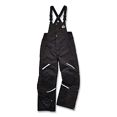 ergodyne N-Ferno 6471 Thermal Bibs with 500D Nylon Shell, Medium, Black (EGO41213)