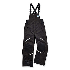 ergodyne N-Ferno 6471 Thermal Bibs with 500D Nylon Shell, 2X-Large, Black (EGO41216)