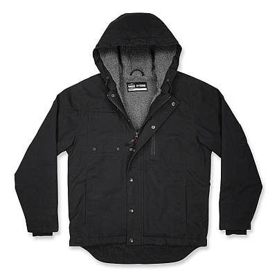 ergodyne N-Ferno 6468 Duck Canvas Work Jacket, 2X-Large, Black (EGO41236)