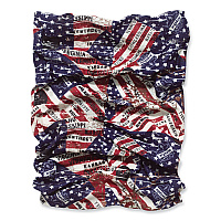 ergodyne Chill-Its 6485 Multi-Band, Polyester, One Size Fits Most, Stars and Stripes (EGO42103)