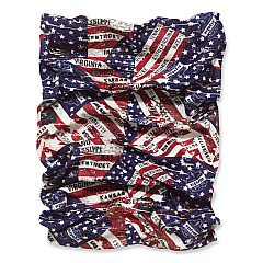 ergodyne Chill-Its 6485 Multi-Band, Polyester, One Size Fits Most, Stars and Stripes (EGO42103)