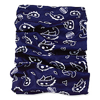 ergodyne Chill-Its 6485 Multi-Band, Polyester, One Size Fits Most, Navy Western (EGO42106)