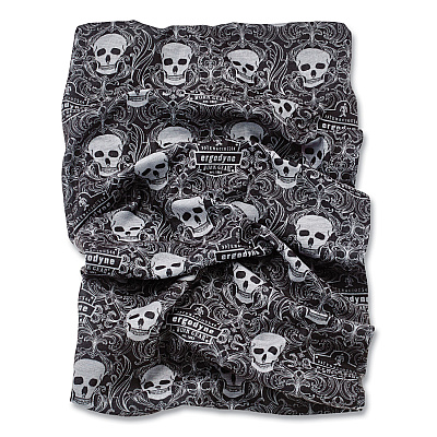ergodyne Chill-Its 6485 Multi-Band, Polyester, One Size Fits Most, Skulls (EGO42112)
