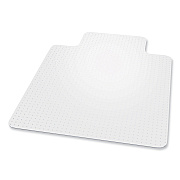 ES Robbins EverLife Chair Mat for Flat Pile Carpet with Lip, 36 x 48, Clear (ESR121831)