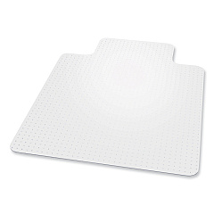 ES Robbins EverLife Chair Mat for Flat Pile Carpet with Lip, 36 x 48, Clear (ESR121831)