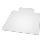 ES Robbins EverLife Textured Chair Mat for Hard Floors with Lip, 36 x 48, Clear (ESR132033)