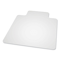 ES Robbins EverLife Textured Chair Mat for Hard Floors with Lip, 36 x 48, Clear (ESR132033)