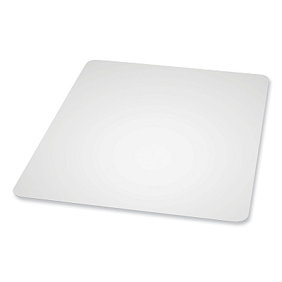 ES Robbins EverLife Textured Chair Mat for Hard Floors, Square, 60 x 60, Clear (ESR132631)