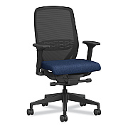 HON Nucleus Series Recharge Task Chair, Up to 300lb, 16.63" to 21.13" Seat Ht, Navy Seat, Black Back/Base (HONNR12SAMP13BT)