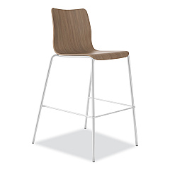HON Ruck Laminate Task Stool, Supports up to 300 lb, 30" Seat Height, Pinnacle Seat/Base, Silver Frame (HONRUCK5LPINCP8)