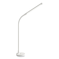 Safco Resi LED Desk Lamp, Gooseneck, 18.5" High, White (SAF1018WH)
