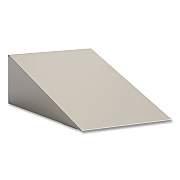 Safco Single Sloped Metal Locker Hood Addition, 12w x 18d x 6h, Tan (SAF5516TN)