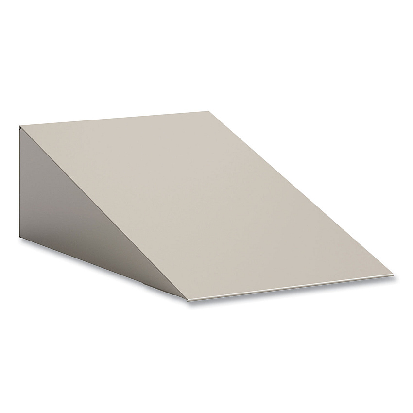 Safco Single Sloped Metal Locker Hood Addition, 12w x 18d x 6h, Tan (SAF5516TN)