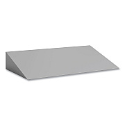 Safco Triple Sloped Metal Locker Hood Addition, 36w x 18d x 6h, Gray (SAF5518GR)