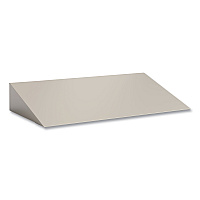 Safco Triple Sloped Metal Locker Hood Addition, 36w x 18d x 6h, Tan (SAF5518TN)