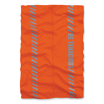 ergodyne Chill-Its 6487R Reflective Cooling Multi-Band, Polyester/Spandex, One Size Fits Most, Hi-Vis Orange (EGO42131)