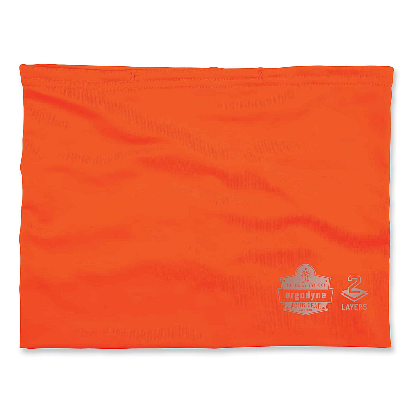 ergodyne Chill-Its 6489 2-Layer Cooling Performance Knit Multi-Band, Polyester/Spandex, Large/X-Large, Hi-Vis Orange (EGO42147)