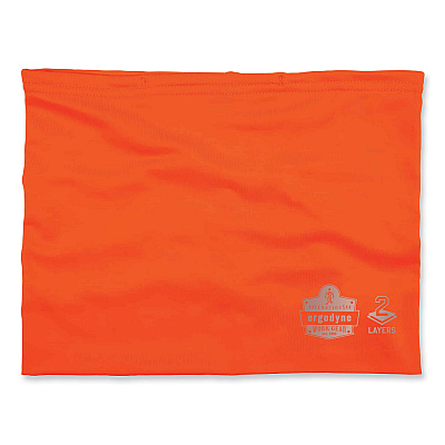 ergodyne Chill-Its 6489 2-Layer Cooling Performance Knit Multi-Band, Polyester/Spandex, 2X-Large/3X-Large,Hi-Vis Orange (EGO42152)