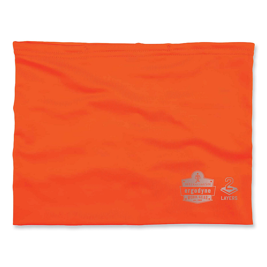 ergodyne Chill-Its 6489 2-Layer Cooling Performance Knit Multi-Band, Polyester/Spandex, 2X-Large/3X-Large,Hi-Vis Orange (EGO42152)