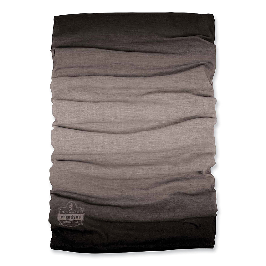 ergodyne N-Ferno 6491 Reversible Thermal Fleece + Poly Multi-Band, One Size Fits Most, Light Gray Fade (EGO42322)