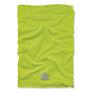 ergodyne Chill-Its 6487 Cooling Performance Knit Multi-Band, Polyester/Spandex, One Size Fits Most, Hi-Vis Lime (EGO42127)