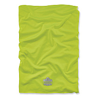 ergodyne Chill-Its 6487 Cooling Performance Knit Multi-Band, Polyester/Spandex, One Size Fits Most, Hi-Vis Lime (EGO42127)