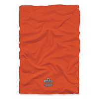 ergodyne Chill-Its 6487 Cooling Performance Knit Multi-Band, Polyester/Spandex, One Size Fits Most, Hi-Vis Orange (EGO42128)