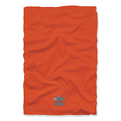 ergodyne Chill-Its 6487 Cooling Performance Knit Multi-Band, Polyester/Spandex, One Size Fits Most, Hi-Vis Orange (EGO42128)