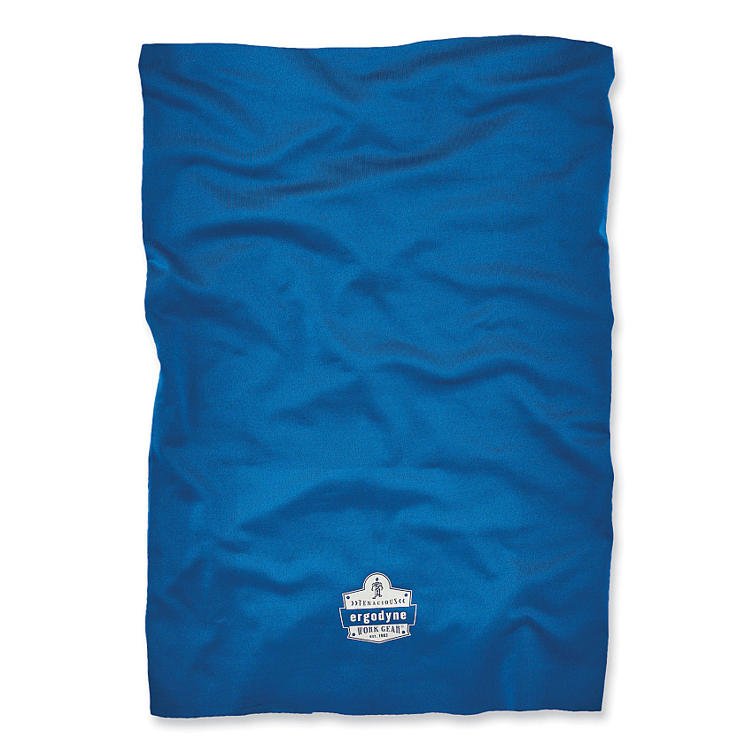 ergodyne Chill-Its 6487 Cooling Performance Knit Multi-Band, Polyester/Spandex, One Size Fits Most, Blue (EGO42129)