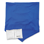 ergodyne Chill-Its 6482 Cooling Neck Gaiter Bandana Pocket Kit, Polyester/Spandex, Small/Medium, Blue (EGO42135)