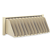 Safco Data File Extension, Letter, 26.5w x 12.5d x 8h, Tan (SAF5056)