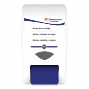 SC Johnson Professional Cleanse Hand, Hair and Body Dispenser, 2 L, 6.4 x 5.7 x 11.5, White/Blue, 15/Carton (SHW2LDP)