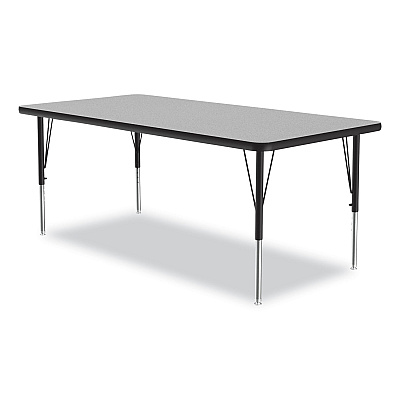 Correll Height-Adjustable Activity Tables, Rectangular, 60w x 30d x 19h, Gray Granite, 4/Pallet (CRL3060TF1595K4)