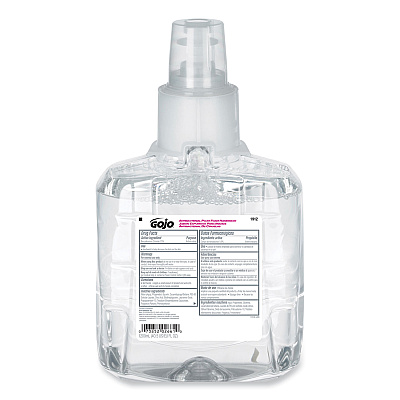 GOJO Antibacterial Foam Hand Wash Refill, For LTX-12 Dispenser, Plum Scent, 1,200 mL (GOJ191202EA)