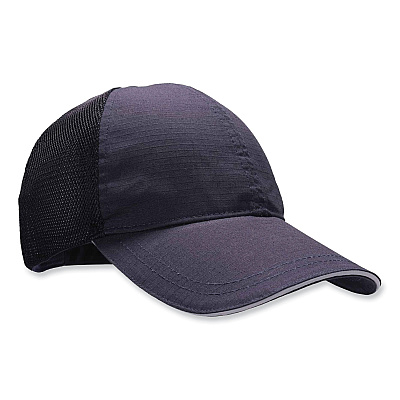 ergodyne Skullerz 8946 Baseball Cap, Cotton/Polyester, One Size Fits Most, Navy (EGO23401)