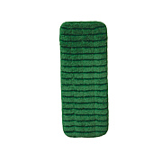 Microfiber Scrubbing Wet Mop 18" Green, Bag Of 12 (LWGS18)