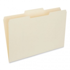 Universal Top Tab File Folders, 1/3-Cut Tabs: Center Position, Legal Size, 0.75" Expansion, Manila, 100/Box (15122)