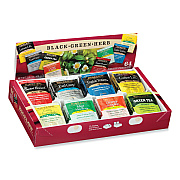 Bigelow Variety Pack Assorted Tea Bags, Individually Wrapped, 64 Tea Bags/Box (BTCRCB10568)