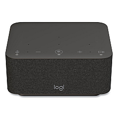 Logitech Teams Logi Dock, 1 HDMI/1 Displayport/2 USB A/3 USB C, Graphite (986000015)