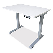 Victor Electric Height Adjustable Standing Desk, 36 x 23.6 x 38.7 to 48.4, White (VCTDC830W)