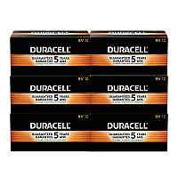 Duracell CopperTop Alkaline 9V Batteries, 72/Carton (DURMN1604CT)