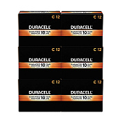 Duracell CopperTop Alkaline C Batteries, 72/Carton (DURMN1400)