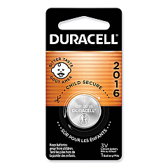 Duracell Lithium Coin Batteries With Bitterant, 2016 (DURDL2016BPK)