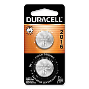 Duracell Lithium Coin Batteries With Bitterant, 2016, 2/Pack (DURDL2016B2PK)